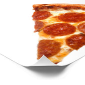 SlipperyJoe's klassieke pepperoni pizza gesmolten Foto Afdruk (Hoek)