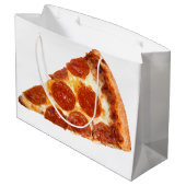 SlipperyJoe's klassieke pepperoni pizza gesmolten Groot Cadeauzakje (Achterkant Gekanteld)