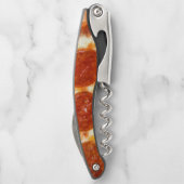 SlipperyJoe's klassieke pepperoni pizza gesmolten Kurkentrekker (Achterkant)