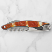 SlipperyJoe's klassieke pepperoni pizza gesmolten Kurkentrekker (Achterkant)