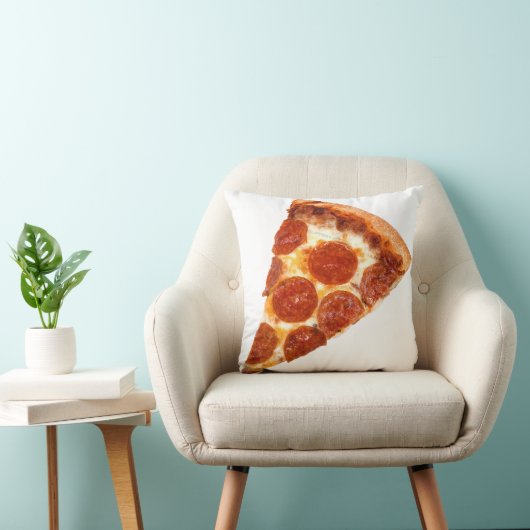 SlipperyJoe's klassieke pepperoni pizza gesmolten Kussen (Stoel)