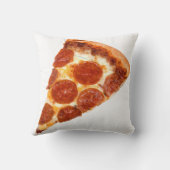 SlipperyJoe's klassieke pepperoni pizza gesmolten Kussen (Achterkant)