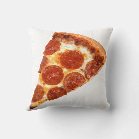 SlipperyJoe's klassieke pepperoni pizza gesmolten Kussen (Achterkant)