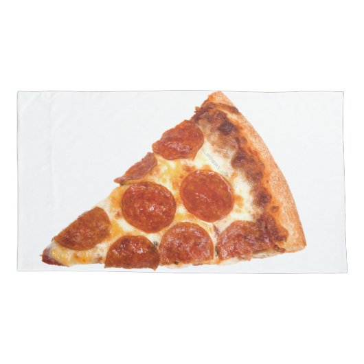 SlipperyJoe's klassieke pepperoni pizza gesmolten Kussensloop (Achterkant)