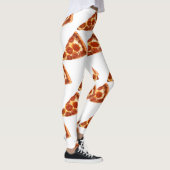 SlipperyJoe's klassieke pepperoni pizza gesmolten Leggings (Rechts)