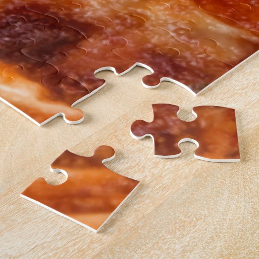 SlipperyJoe's klassieke pepperoni pizza gesmolten Legpuzzel (Zijkant)