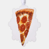 SlipperyJoe's klassieke pepperoni pizza gesmolten Ornament Kaart (Links)