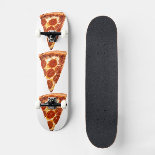 SlipperyJoe's klassieke pepperoni pizza gesmolten Persoonlijk Skateboard (Voorkant)