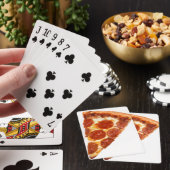 SlipperyJoe's klassieke pepperoni pizza gesmolten Pokerkaarten (Insitu)