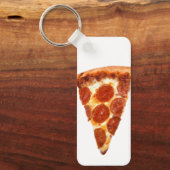 SlipperyJoe's klassieke pepperoni pizza gesmolten Sleutelhanger (Voorkant)