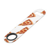 SlipperyJoe's klassieke pepperoni pizza gesmolten Speed Flessenopener (Voorkant Gekanteld)