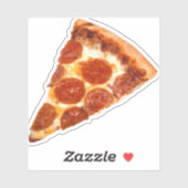 SlipperyJoe's klassieke pepperoni pizza gesmolten Sticker (Vel)