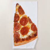 SlipperyJoe's klassieke pepperoni pizza gesmolten Strandlaken (Voorkant)