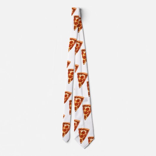 SlipperyJoe's klassieke pepperoni pizza gesmolten Stropdas (Achterkant)