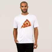 SlipperyJoe's klassieke pepperoni pizza gesmolten T-shirt (Voorkant volledig)