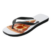 SlipperyJoe's klassieke pepperoni pizza gesmolten Teenslippers (Schuin)
