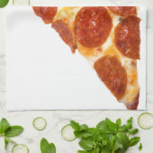 SlipperyJoe's klassieke pepperoni pizza gesmolten Theedoek (Gevouwen)