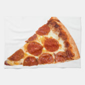 SlipperyJoe's klassieke pepperoni pizza gesmolten Theedoek (Horizontaal)