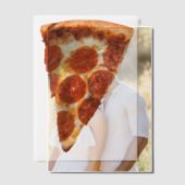 SlipperyJoe's klassieke pepperoni pizza gesmolten Vellum Uitnodigingen (Offset (Koppel))