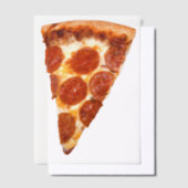 SlipperyJoe's klassieke pepperoni pizza gesmolten Vellum Uitnodigingen (Offset)