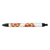 SlipperyJoe's klassieke pepperoni pizza gesmolten Zwarte Inkt Pen (Voorkant)