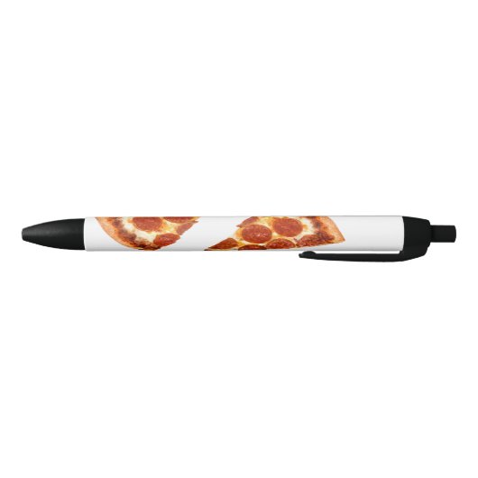 SlipperyJoe's klassieke pepperoni pizza gesmolten Zwarte Inkt Pen (Bodem)