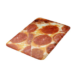 SlipperyJoe's klassieke pepperoni pizzapunt gesmol Badmat