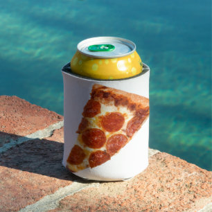 SlipperyJoe's klassieke pepperoni pizzapunt gesmol Blikjeskoeler