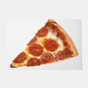 SlipperyJoe's klassieke pepperoni pizzapunt gesmol Deurmat