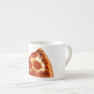 SlipperyJoe's klassieke pepperoni pizzapunt gesmol Espresso Kop