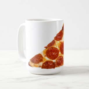 SlipperyJoe's klassieke pepperoni pizzapunt gesmol Koffiemok