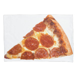 SlipperyJoe's klassieke pepperoni pizzapunt gesmol Kussensloop