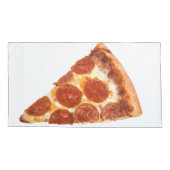 SlipperyJoe's klassieke pepperoni pizzapunt gesmol Kussensloop (Achterkant)