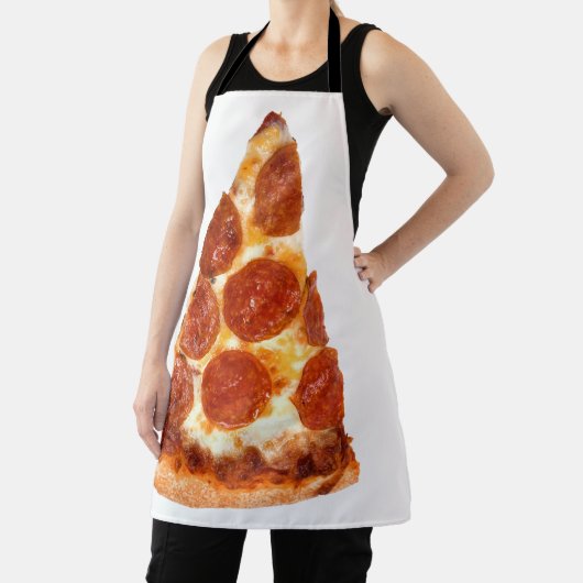 SlipperyJoe's klassieke pepperoni pizzapunt gesmol Schort (Insitu)