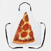 SlipperyJoe's klassieke pepperoni pizzapunt gesmol Schort (Voorkant)