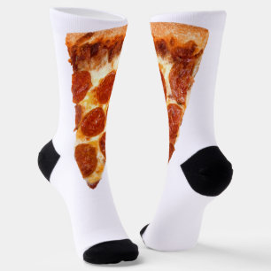 SlipperyJoe's klassieke pepperoni pizzapunt gesmol Sokken