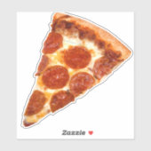 SlipperyJoe's klassieke pepperoni pizzapunt gesmol Sticker (Vel)