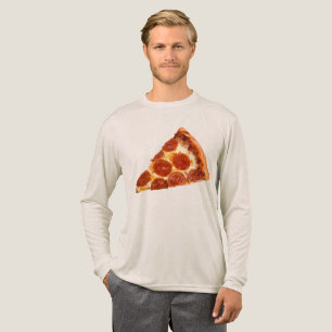 SlipperyJoe's klassieke pepperoni pizzapunt gesmol Tri-Blend Shirt