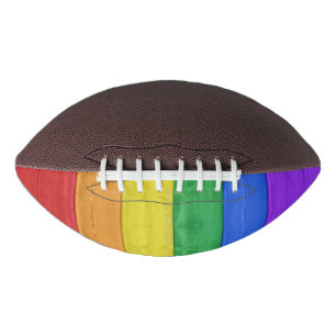 SlipperyJoe's klassieke regenboog tactiele handgem American Football