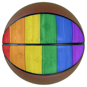 SlipperyJoe's klassieke regenboog tactiele handgem Basketbal