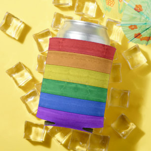 SlipperyJoe's klassieke regenboog tactiele handgem Blikjeskoeler
