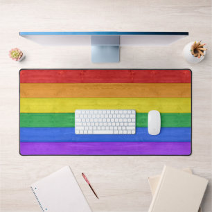 SlipperyJoe's klassieke regenboog tactiele handgem Bureaumat