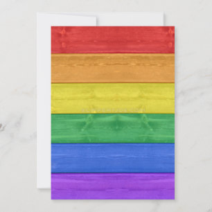 SlipperyJoe's klassieke regenboog tactiele handgem Feestdagenkaart