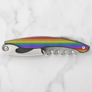 SlipperyJoe's klassieke regenboog tactiele handgem Kurkentrekker