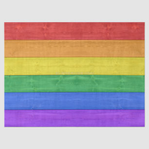 SlipperyJoe's klassieke regenboog tactiele handgem Tissuepapier