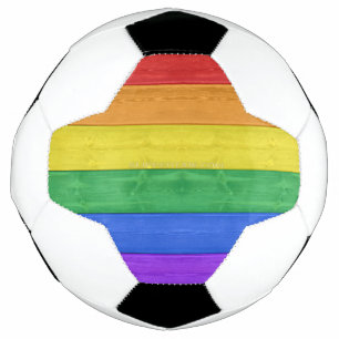 SlipperyJoe's klassieke regenboog tactiele handgem Voetbal