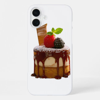 SlipperyJoe's kleine elegante cilindrische dessert iPhone 16 Plus Hoesje