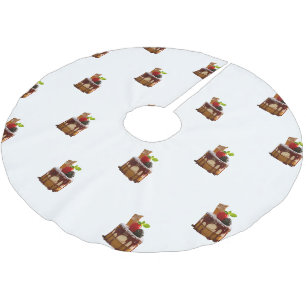 SlipperyJoe's kleine elegante cilindrische dessert Kerstboom Rok