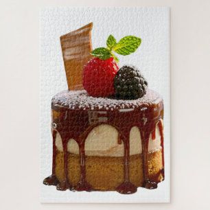 SlipperyJoe's kleine elegante cilindrische dessert Legpuzzel