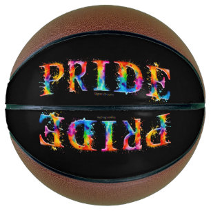 SlipperyJoe's kleurrijke creatieve Pride-thema tek Basketbal